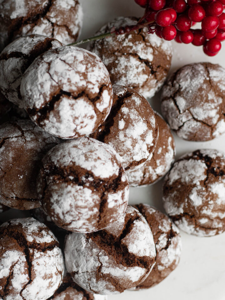 Chocolate Crinkle Cookies