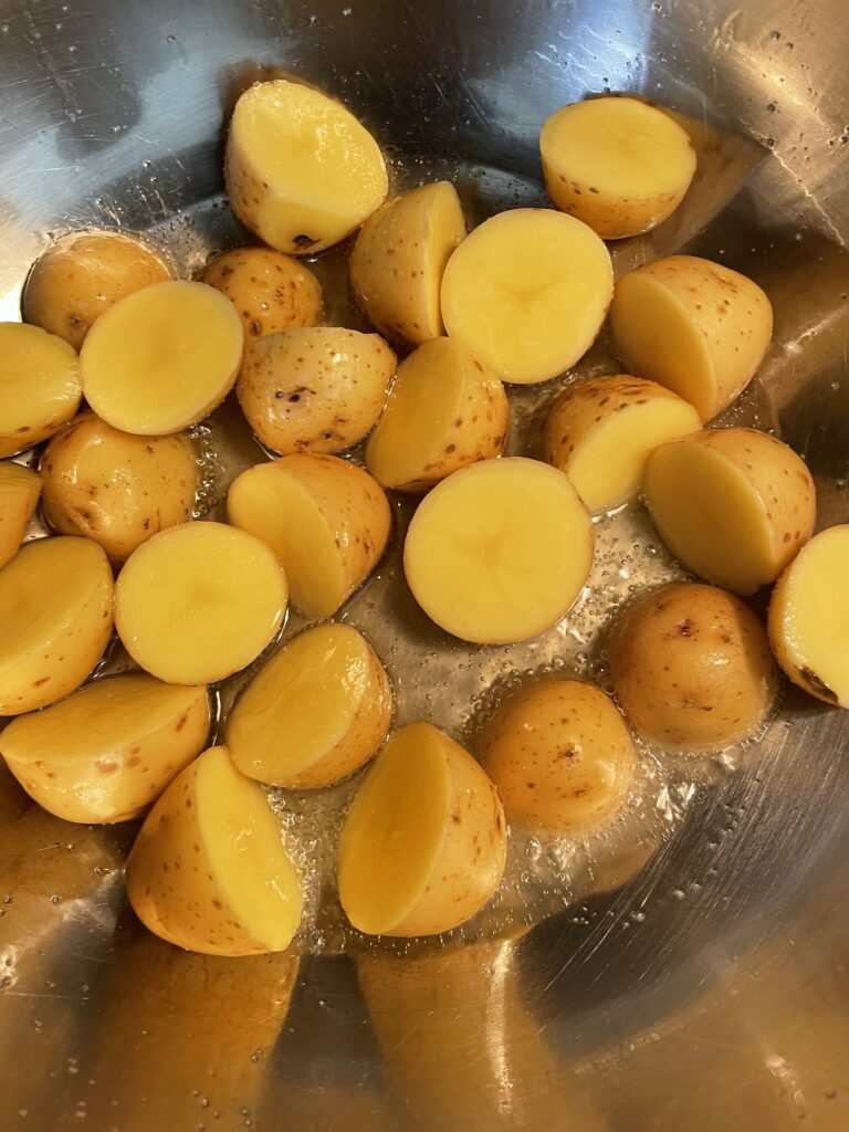 Aakha Ringan Bateta nu Shak   Gujarati Eggplant and Potato Curry - 55