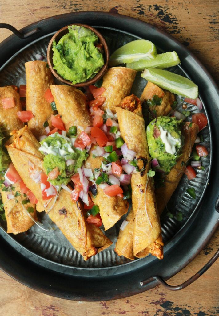 Paneer Bhurji Taquitos