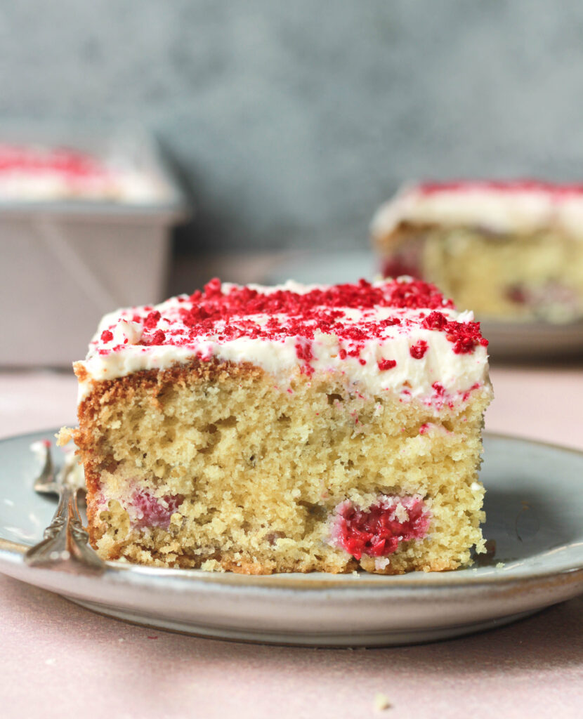 Raspberry Sheet Cake