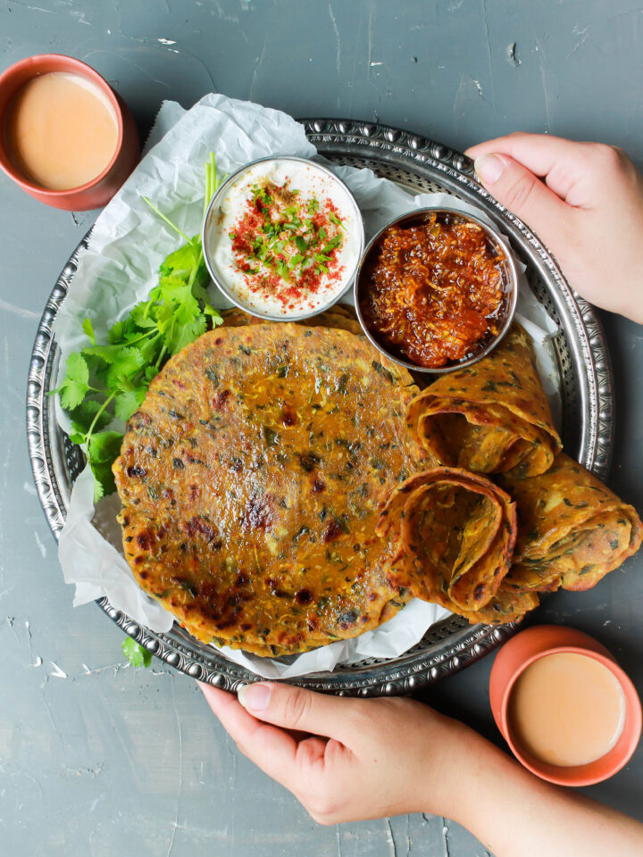 Dudhi na Thepla | Lauki Thepla