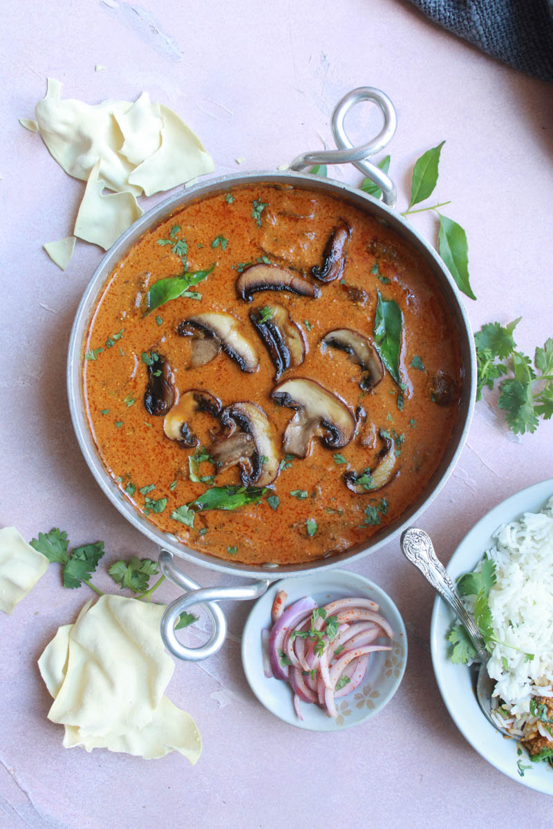 Mushroom Kurma