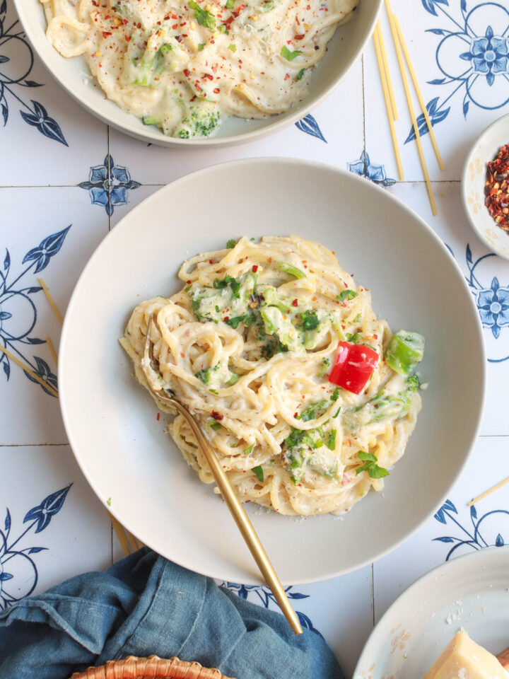 White Sauce Spaghetti