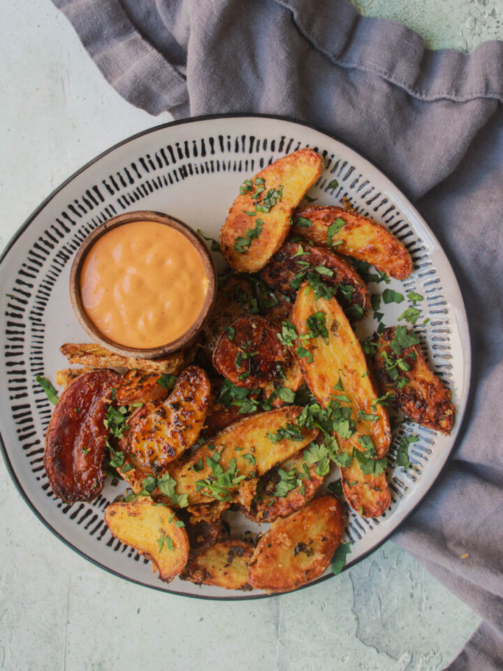 Herbed Parmesan Fingerling Potatoes