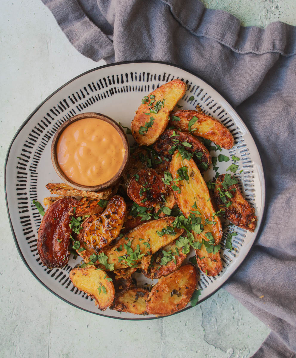 Herbed Parmesan Fingerling Potatoes