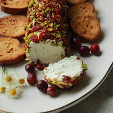 Cranberry Goat Cheese Log