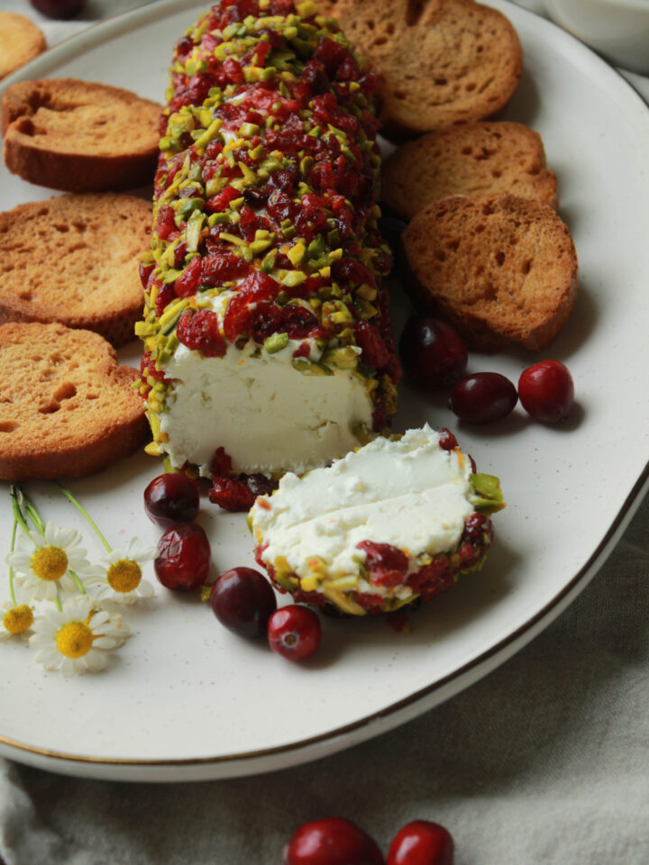 Cranberry Goat Cheese Log