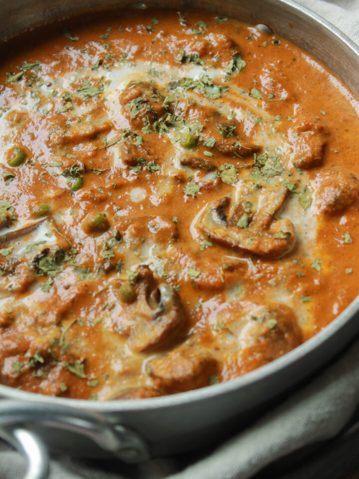 Mushroom Matar Masala