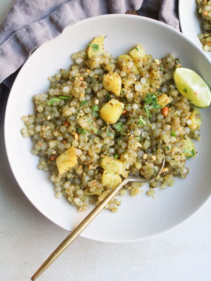Green Sabudana Khichdi