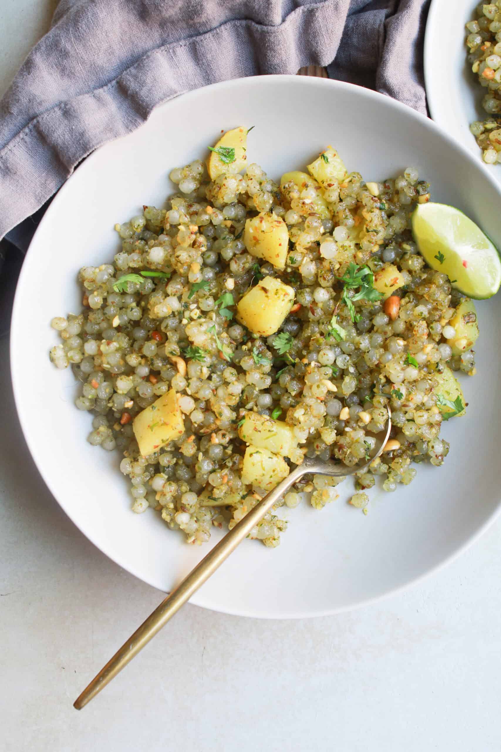 Green Sabudana Khichdi
