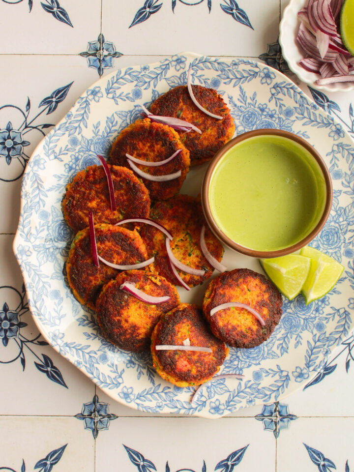 Crispy Tofu Patties with Veggies