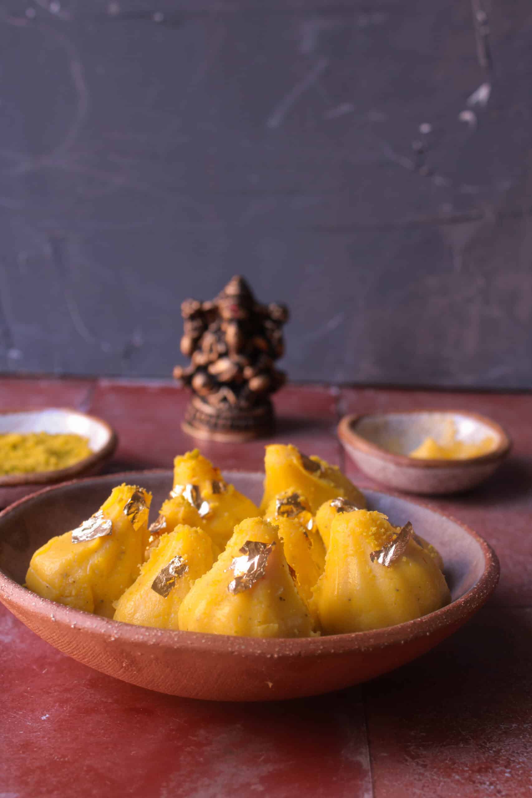 Instant Kesar Mawa Modak Recipe | Instant Modak Recipe