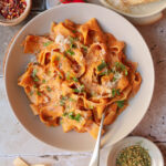 Roasted Tomatoes and Red Pepper Pasta