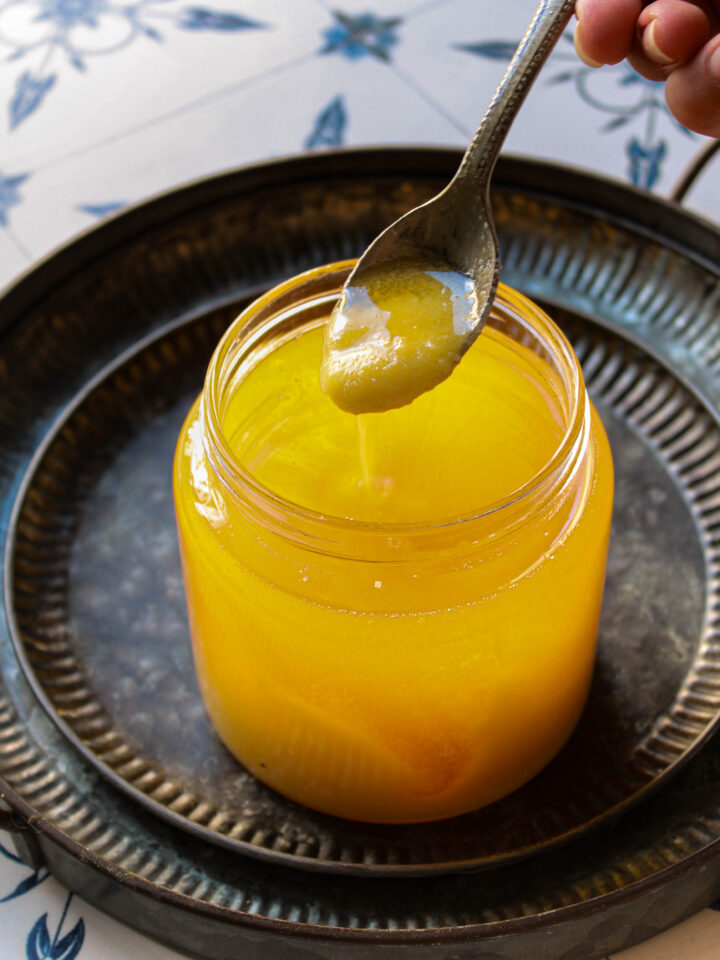 Instant pot homemade ghee- danedar ghee